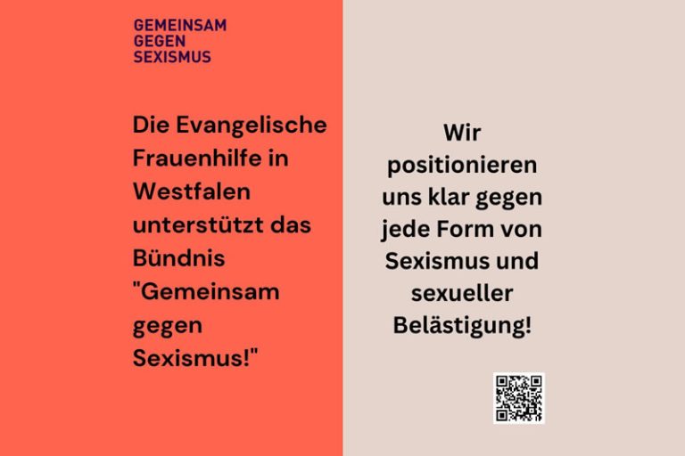 Beitritt zum Bündnis „Gemeinsam gegen Sexismus“