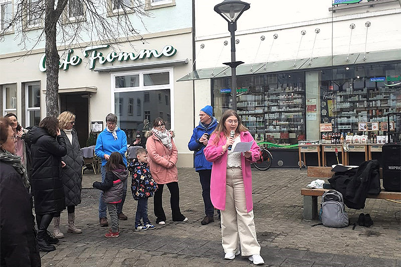 Tanzprotest in Soest (Februar 2024)